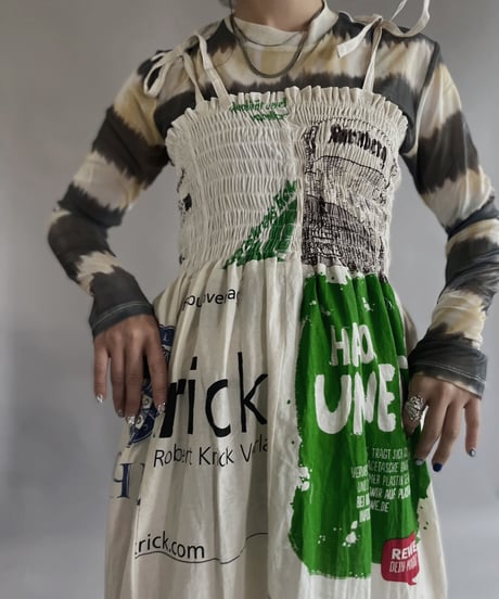 【RE;CIRCLE】RE Eco-Friendly Bag Shirring One-piece / 230327-019