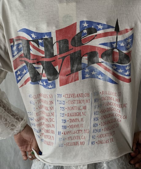 【USED】  Band T-shirt THE WHO 1989/210407-026