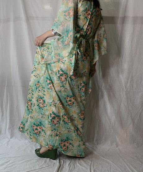 【USED】 Flower Patterned N/S Dress/210630-033