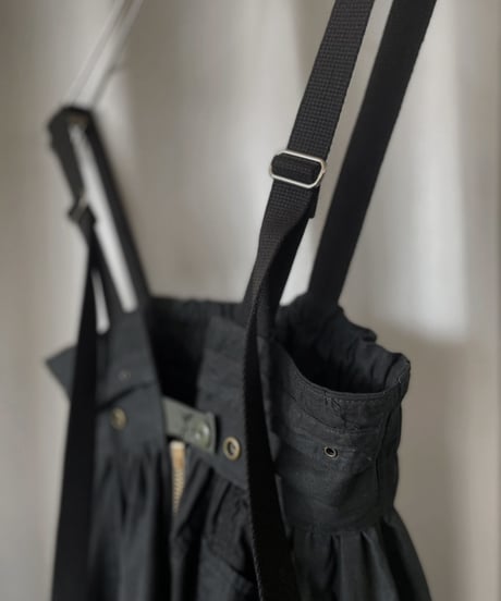 【2026SS最終 / RE;CIRCLE】 RE U.S Military Rebuild 2way One-piece (Black)/ ARMY-02