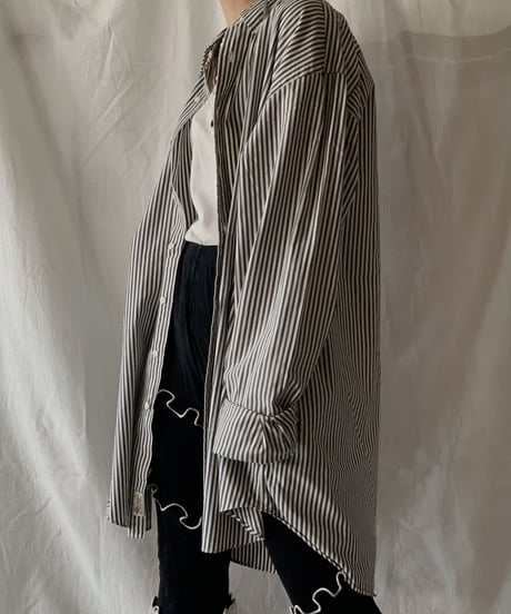 【USED】 Ralph Lauren Stripe Shirt/210414-009