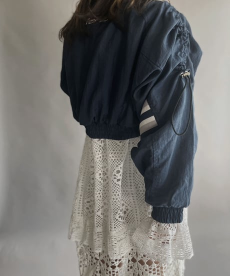 【RE;CIRCLE】 RE Nylon Drawcord Pullover Navy / 230309-010