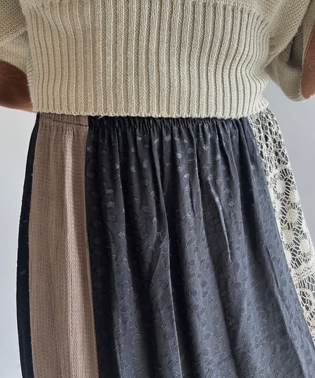 【USED】 Made in USA Pattern Long Skirt /250118-007