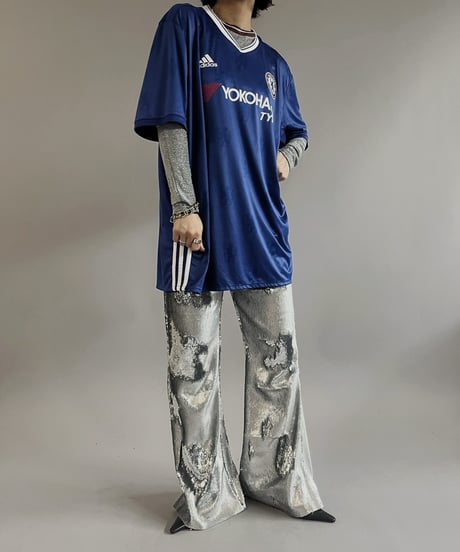 【USED】 adidas Soccer Tee CHELSEA /240316-019
