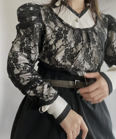 【USED】 Long Sleeved See-through Top / 230311-001
