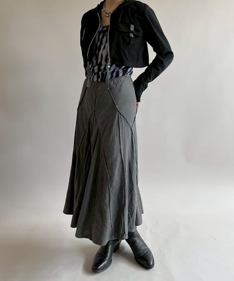 【USED】 Linen Long Skirt / 250517-015
