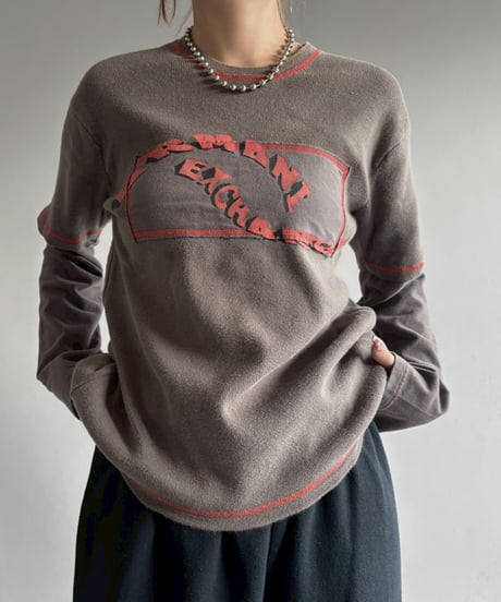 【USED】 ARMANI EXCHANGE Layered Look L/S Top / 251129-024