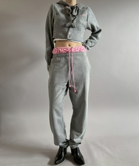 【RE;CIRCLE】 RE Hooded Acrylic Short Cardigan / 260205-006