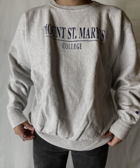【USED】  Champion Reverse Weave Sweat MOUNT.S.T.MARYS/210902-041