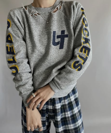 【USED】 Sweatshirt Made in U.S.A ’’TLEDO ROCKETS’’/ 221224-006