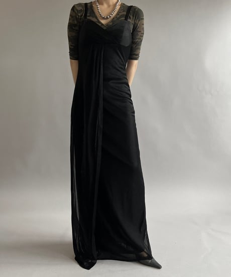 【USED】 Lame Camisole Long One-Piece /240803-020