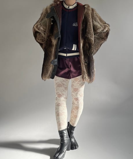 【USED】YUDOFSKY Real Fur Hooded Jacket TALON Zipper /250104-033