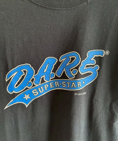 【USED】 RESIZED GILDAN D.A.R.E. SUPER STAR T-Shirt / 260627-007