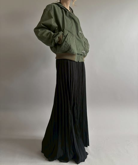 【RE;CIRCLE】RE U.S Military Rebuild Hooded Fireman Jacket Khaki / 260226-017
