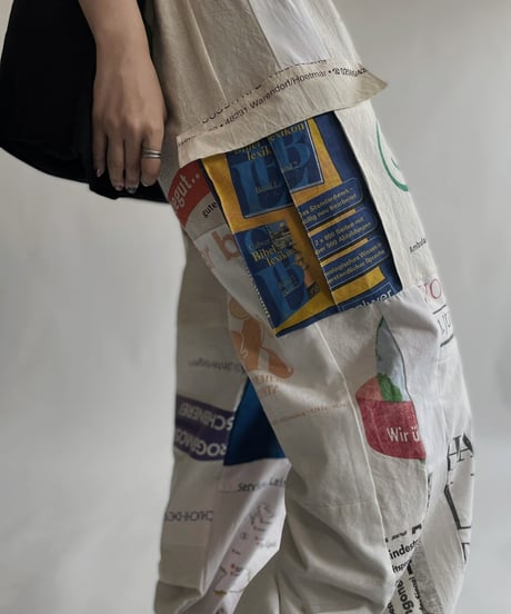 【RE;CIRCLE】 RE Eco-Friendly Bag Draw Cord Pants / 220825-023