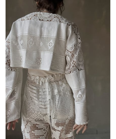 【RE;CIRCLE】 RE Crochet L/S Top⑧/20220317-013