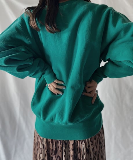 【USED】   90's USA Champion Reverse Weave Sweat One-point①/211007-014