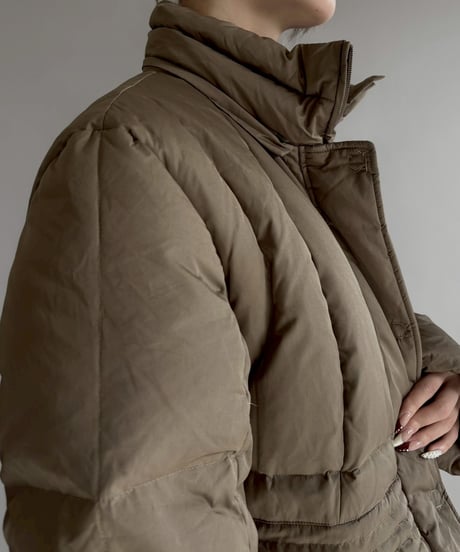 【USED】 Double Zip up Down Coat / 260131-006