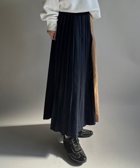 【USED】 Docking Pleats Skirt/250118-016
