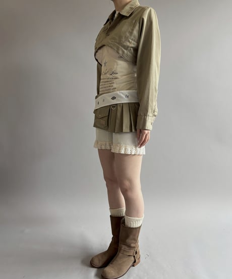 【Chinatsu Aoyama】 RE Makers Shirt Khaki / 260702-028