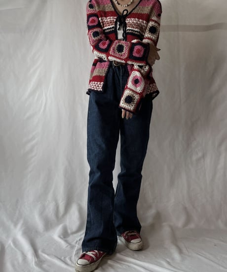 【USED】  Crochet L/S Cardigan/210825-046