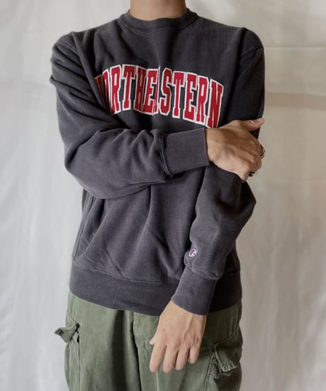 【USED】  Champion Reverse Weave Sweat NORTH EASTERN/210902-047