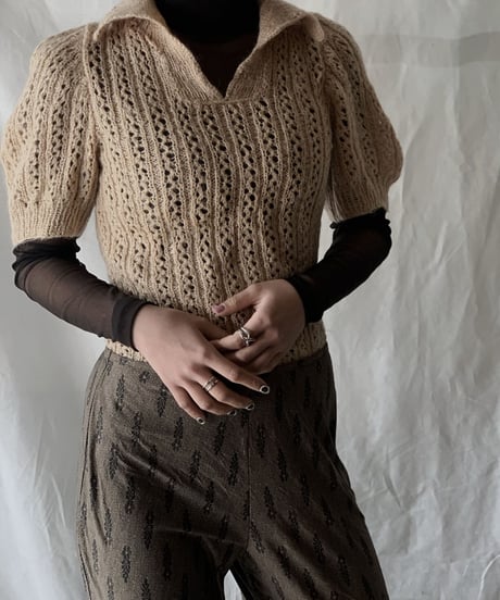【USED】Knit Top/210217-052
