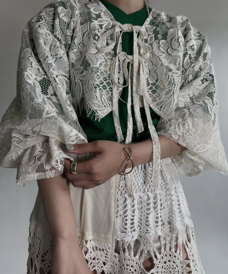 【RE;CIRCLE】 RE Crochet Lace Bolero / 220526-034