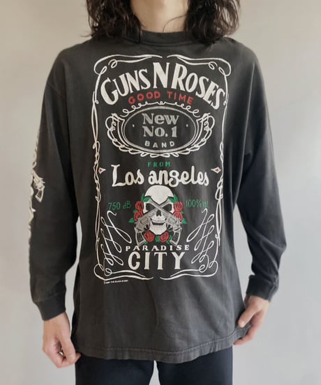 【USED】  Band T-shirt GUNS・N'・ROSES 1991s /230703-015