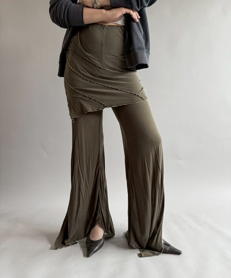 【USED】  Layered Flare Pants / 250920-009