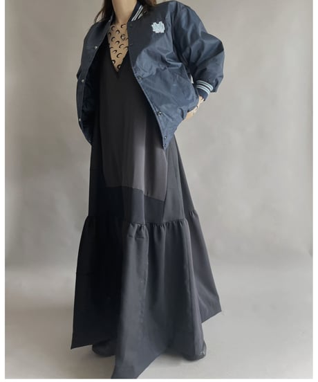 【RE;CIRCLE】 RE Nylon 3/4 length Jacket Navy / 230309-003