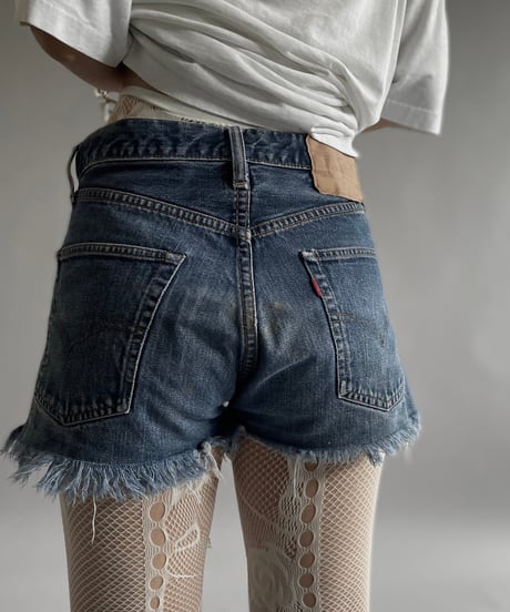 【USED】50~60's Levi's Cut Off Denim Shorts /240718-004