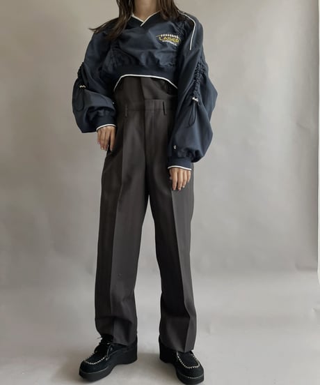 【RE;CIRCLE】 RE Nylon Drawcord Pullover Navy / 230406-014