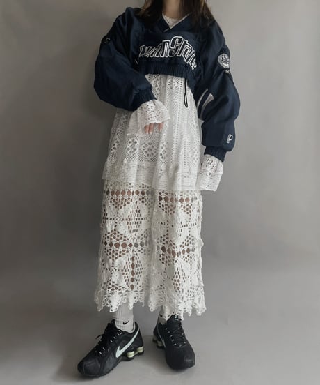 【RE;CIRCLE】 RE Nylon Drawcord Pullover Navy / 230309-010