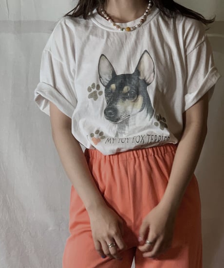 【USED】S/S T-shirt DOG 12/210604-048