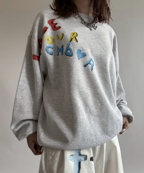 【USED】 END IS NEAR 90's Russell Athletic L/S Sweat Top /250329-007