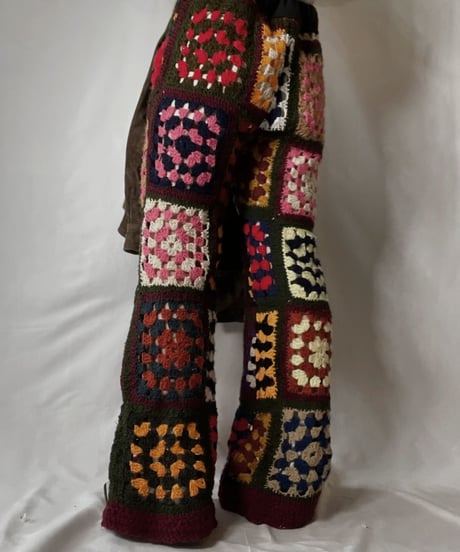 【RE;CIRCLE】 RE Granny Knit Pants/210917-002