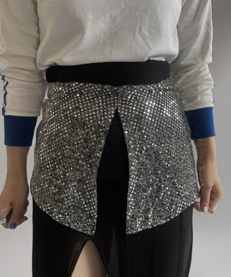 【USED】 Spangle mini Skirt /230902-017