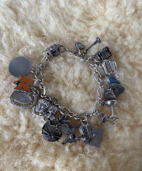 【USED】 Silver 925 Charm Bracelet / 221217-037