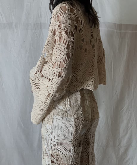 【RE;CIRCLE】RE Crocket L/S Top③/210526-065