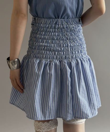 【RE;CIRCLE】  RE Stripe Shirt Mini One-Piece / 260611-004