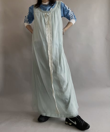 【USED】 Sleeveless  Poly  One-piece / 230520-017