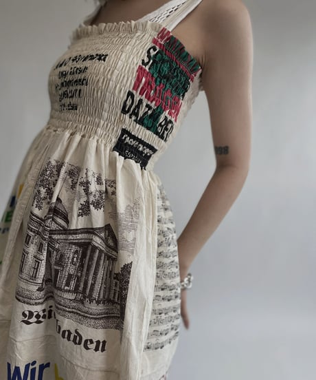 【RE;CIRCLE】 RE Eco-Friendly Bag Camisole One-piece / 220804-023