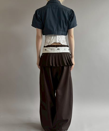【Chinatsu Aoyama】 RE Makers Shirt Navy / 260702-015