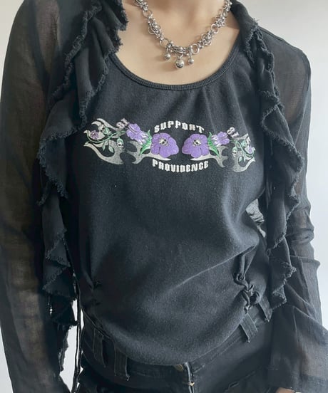 【USED】L/S Sheer Shirt / 250526-020