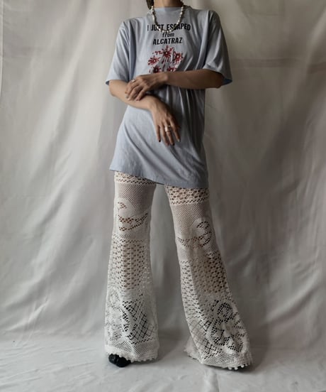 【USED】 S/S T-shirt "I Just Escaped"/210801-042