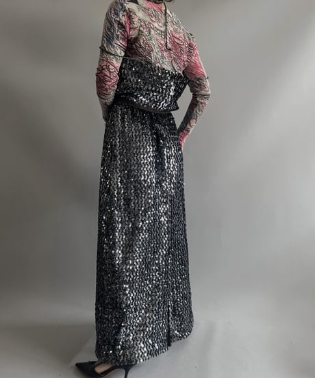 【USED】 Spangle Camisole One-piece / 231009-017