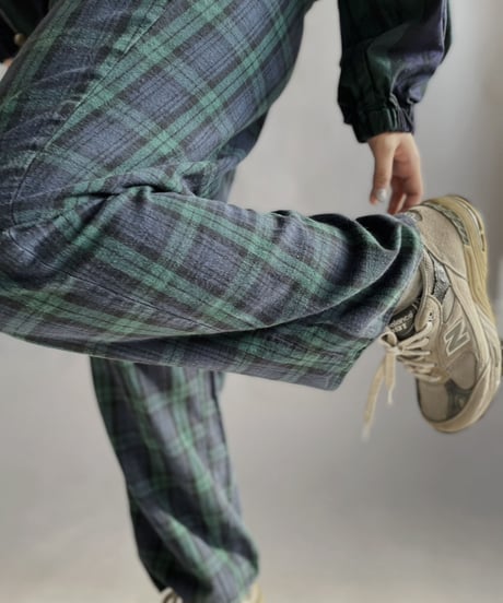 【USED】 Cotton Checked Pants / 230114-006