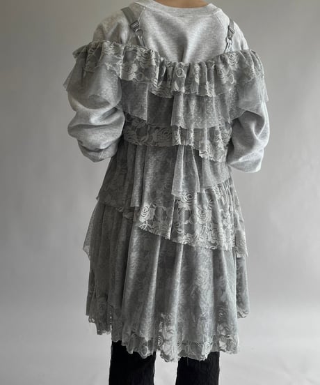 【USED】 Flower Patterned Tiered Camisole One-Piece/240928-022
