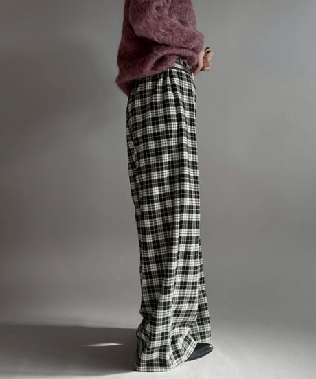 【USED】 Plaid Easy Pants / 260117-016